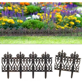 Deuba – Set Bordure de jardin, rebord de jardin, aspect laiton 7,60 m