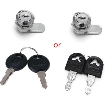 Nockenverschluss für Schublade und Schrank 10-30mm, 2 Schlüssel Q84D