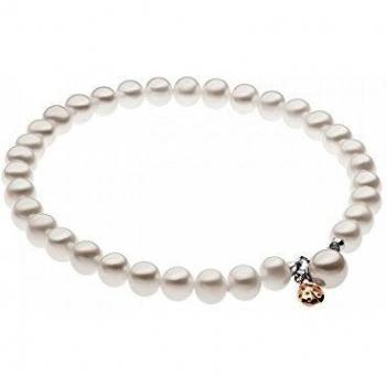 Bracciale comete con perle coltivate e oro bianco