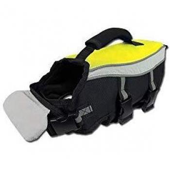 Alcott Mariner Pet Life Jacket with Reflective Accents, Small, Neon Yellow