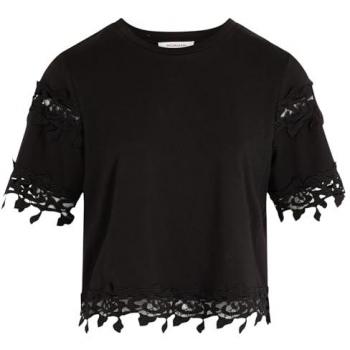 Morgan Bluse 251-DFUTUR Schwarz Figurbetont