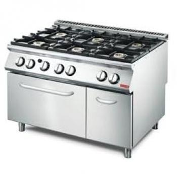 Appareil de cuisson à gaz 6 brûleurs – Gastro M