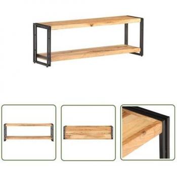 Meuble TV en Acacia 120x30x40 cm