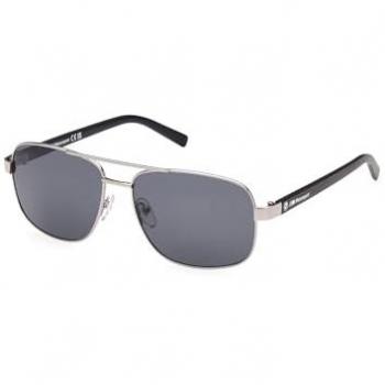 BMW 15D 57 Men's Silver Aviator Shades