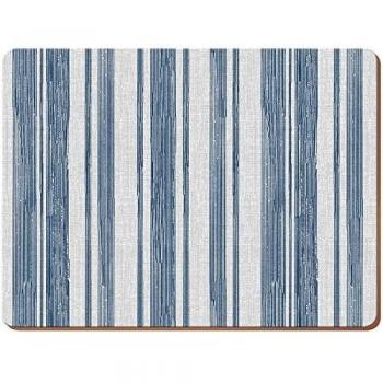 Corcho Chic en Madera Azul – 4 piezas