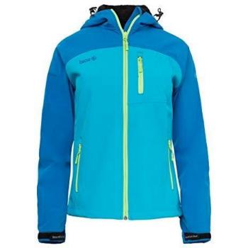 Izas Damen‑Softshell‑Jacke Onega mit Kapuze – Royal/Türkis, XS