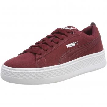 Puma Damen Smash Platform SD Sneaker, Rot (Cordovan), 36 EU