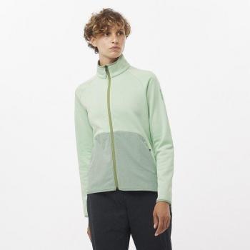 Polaire Salomon Vert Clair XS Femme