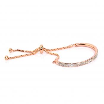 Crystalline Friendship Bracelet L&X Fiji in Oro Rosa