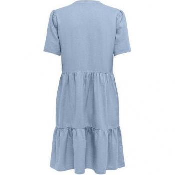 ONLY Karo-Kleid Tiri-Caro, Floral Print, Himmelblau