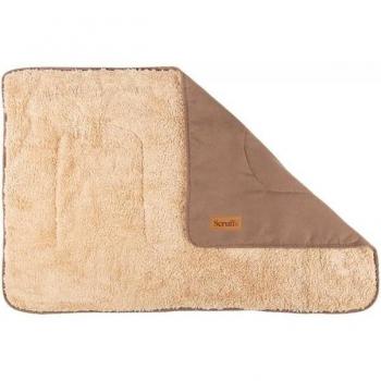 Manta para cachorro Snuggle de ante sintético 75cm color naranja