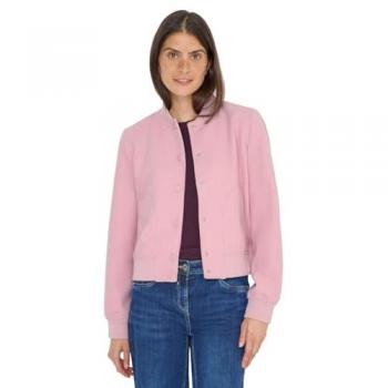 Cecil Blouson in Wolloptik – Damen, Rosa, 92% Polyester / 8% Viskose, XL / XXL