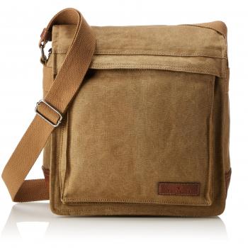 TOM TAILOR Herren Moritz Tasche, Beige, 8x29x32.5 cm
