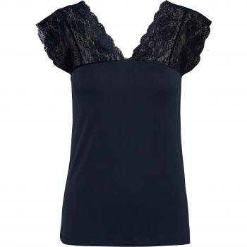 Culture Poppy Bluse Damen Dunkelblau Regular Fit Größe L