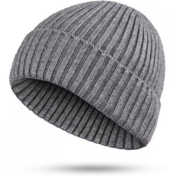 Thick Knitted Cotton Slouchy Beanie