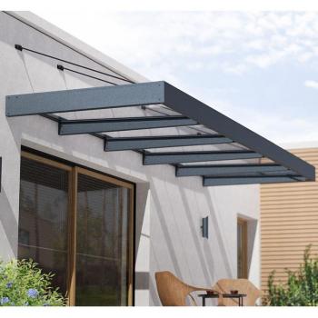 Palram Canopia Sophia XL 5000 Grey Clear Canopy (4.71m x 1.4m)