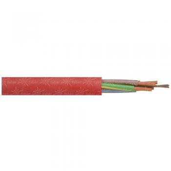 Faber Kabel 30680-1 3 x 1.5 mm² Red SiHF-J Stranded Wire