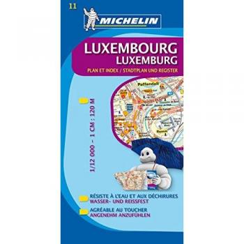 Michelin Luxemburg: Stadtplan 1:12.000