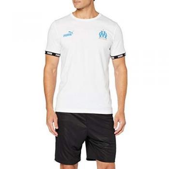 PUMA Herren T-Shirt OM Football Culture – Size Small, White