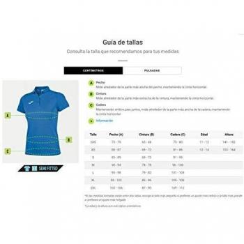 Joma Damen Polo T-Shirt 900247.200, weiß, S