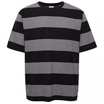 !Solid Rundhals T-Shirt SDJoey, Herren, Schwarz, Größe L
