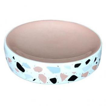 Porta Sapone in Graniglia Rosa e Bianco