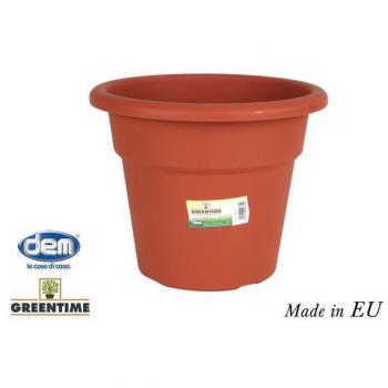 Stabiler Blumentopf Braun