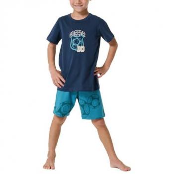 Schiesser Pyjama für Jungen aus Bio Baumwolle 128