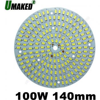 5pcs 100W 140mm 11000lm LED Aluminum Plate Light