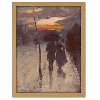 Light Oak Tom Roberts “Going Home” Large Wall Decor 18x24
