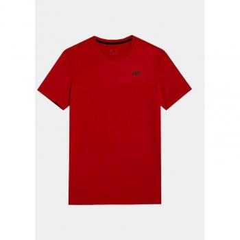 4F Basic T-Shirt Rot Regular Fit