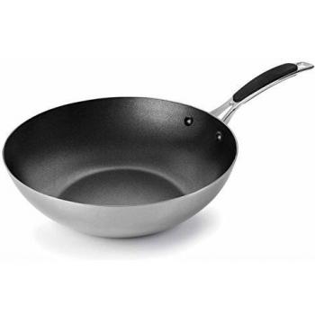 Antihaft-Trimetal Wok von LACOR, 28 cm, grau