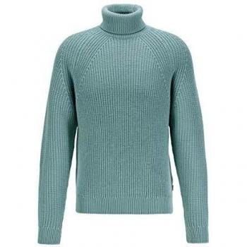 Boss Männer Rollkragenpullover in Grün M