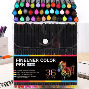 Set de Plumas de Tinta Kawaii 12/24/36/48/60 Uds