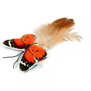 Plüsch Schmetterling Katzenspielzeug mit Knisterfolie