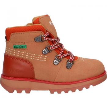 Stivaletti Kickers Kicknature per Bambini in Cuir Camello EU 25