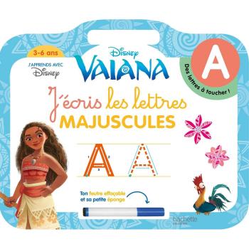 Vaiana Ardoise J'écris les lettres majuscules