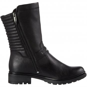 Tamaris Damen Stiefel 25420, Schwarz, 39 EU