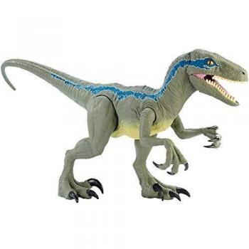 Jurassic World Grande figurine Super Colossal Velociraptor Blue