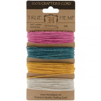 Hemptique Hemp Cord Cards – Set of Four (Spring)
