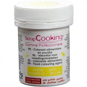 Poudre de colorant alimentaire jaune Scrapcooking