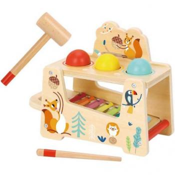 Tooky Toy: Banc de percussions avec xylophone « Pound & Tap » – à partir de 12 mois