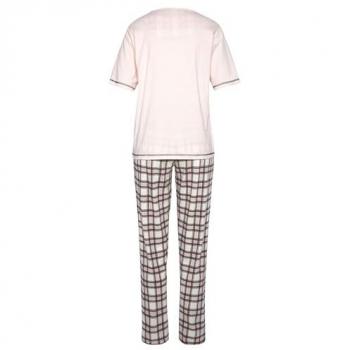 Vivance Dreams Pyjama (Packung, 4 tlg) im Doppelpack mit Karomuster