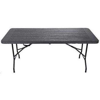 Mesa Plegable Gris 180 x 75 cm Antracita