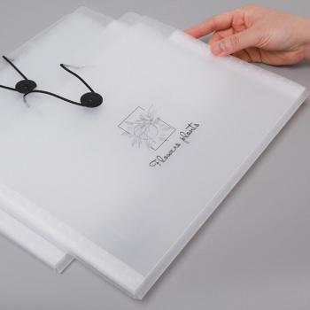 Classeur accordéon A4 8 couches pour documents avec étiquettes