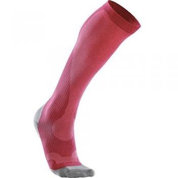 2XU PerfRun XS Female Compression Socks – Pink-Grey Edition