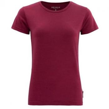 Devold Women's Jakta Merino 200 Underwear‑Style Shirt – XL, Rote Variante