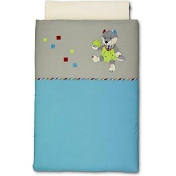 Bettwäsche Set Wilbur 9211402 – 135 x 100 cm – Kinder (Wolf)