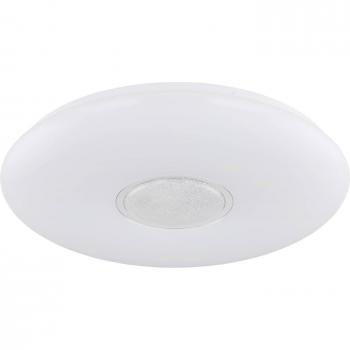 LED Plafonnier RGBW Globo Sully Télécommande, Couleur Blanche