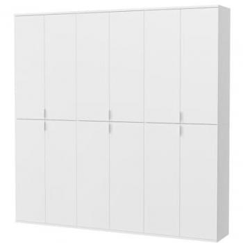 Inn.Furn Hochglanz Garderobenschrank SystemX 183 x 193 cm